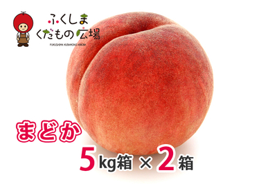 まどか 5Kg箱（13～20個）×2箱（8月上旬より収穫）