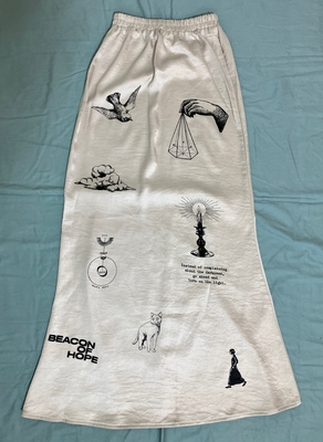 REVIVER　サテンマキシスカート