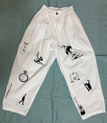 REVIVER ホワイトコクーンパンツ