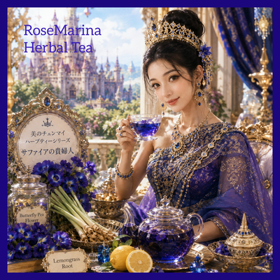 【サファイアの貴婦人】美のチェンマイ・ハーブティー