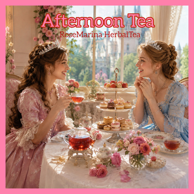 【Afternoon Tea】お城のみんなで楽しめるハーブティー。RoseMarina Herbal Tea 