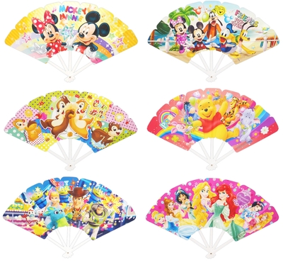 ディズニー カラフル 扇子 12入×50円＋税