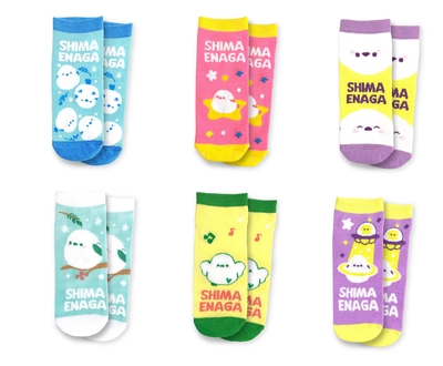 シマエナガ カラフル 靴下 12入×85円＋税
