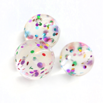 スーパーボール グリッター 27mm 100入