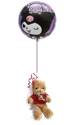 クロミ バルーン付 パーカー ベア ぬいぐるみ ラッピング付　