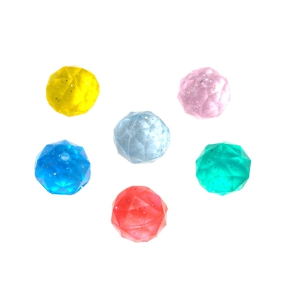 スーパーボール 27mm ラメ入り ダイヤカット 100入