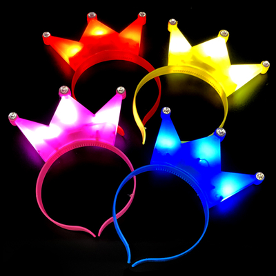 光る クラウン カチューシャ 12入&times;80円＋税