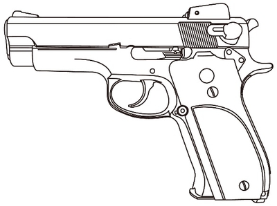 マルシン モデルガン <完成品>/発火タイプ(X-PFC) M439 ブラックヘビーウエイト/木製グリップ