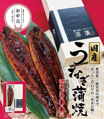 国産うなぎ蒲焼2尾セット