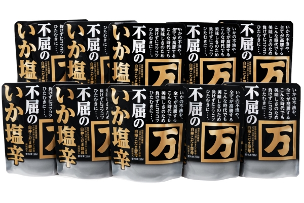 大特価！ラッカ庵野　毎日１００円値引き！ 不屈のいか塩辛 150g 10個セット（冷凍出荷商品） | 小野万