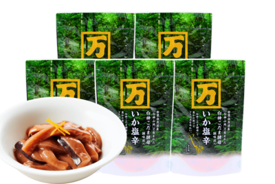 白神こだま酵母調味液入いか塩辛 140g 5個セット