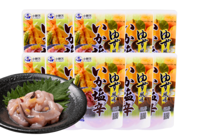ゆず風味いか塩辛 140g 10個セット