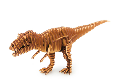 恐竜段MDF（木製素材）製のティラノサウルス※FLATS商品の人気シリーズ