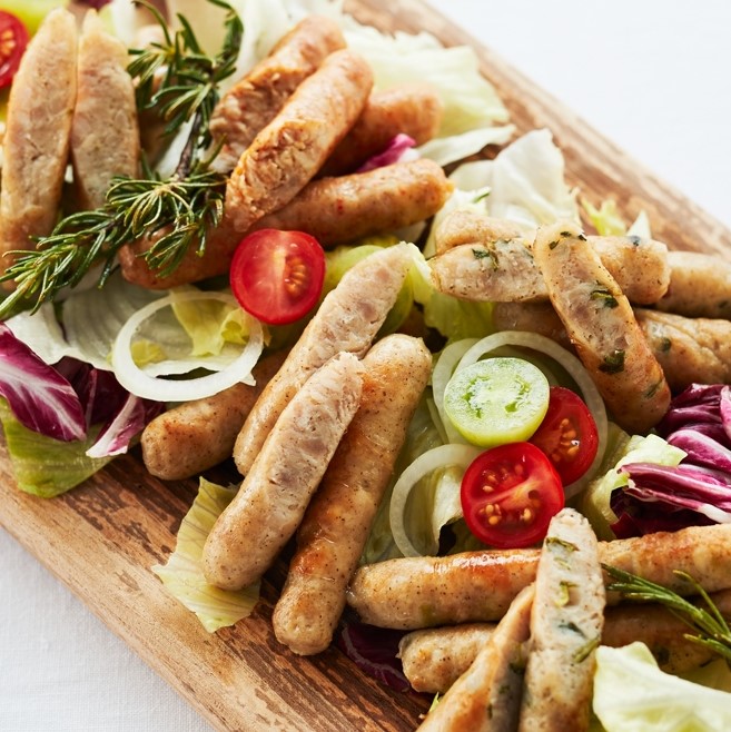 4種の無添加ソーセージ＆生ハムセット(特製ドレッシング付)/炭火焼工房