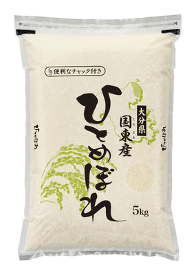 【令和8年度産】大分県国東市産ひとめぼれ5kg（通常精米・株式会社松原ファーム)産地直送！保存に便利なチャック付き袋でお届け！