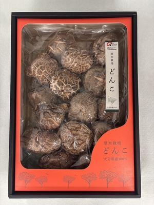 原木栽培上冬菇/どんこ135g※贈答用/化粧箱入り