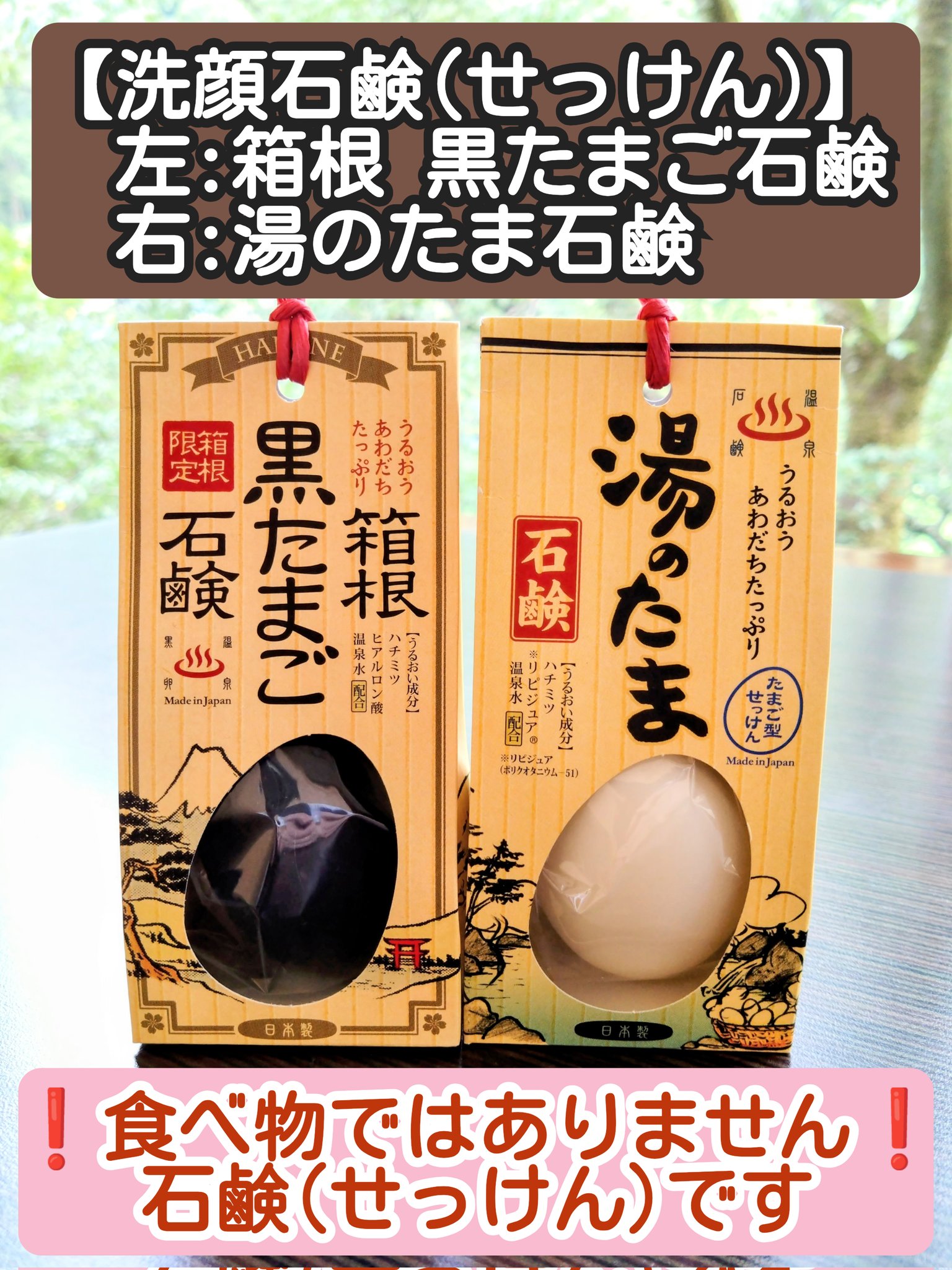 洗顔石鹸(せっけん) 2種類 | ホテルおくゆもと