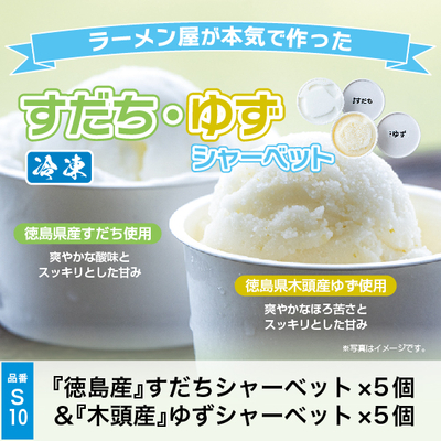 S10『ラーメン屋が本気で作った』シャーベット10個セット