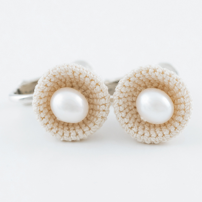kobana 01 /ecru/earring | 詩の国商店