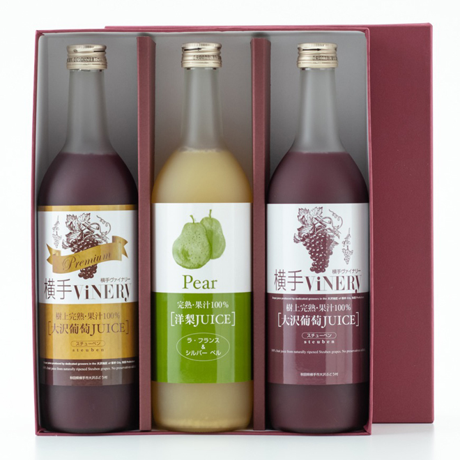 ワインディング、オールウェーブ　セット 横手ViNERyジュースセット | 詩の国商店
