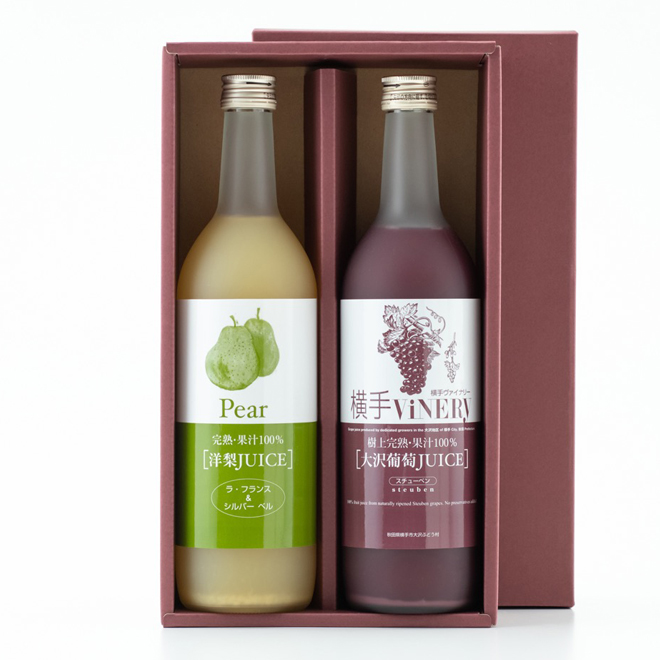 大沢葡萄・洋梨ジュースセット（720ml・2本セット） | 詩の国商店