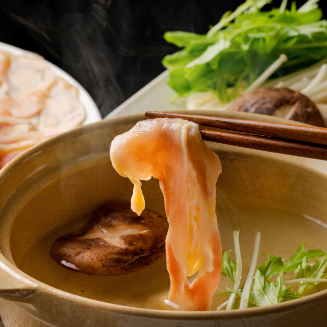 比内地鶏《火内鶏》地鶏しゃぶしゃぶセット | 詩の国商店
