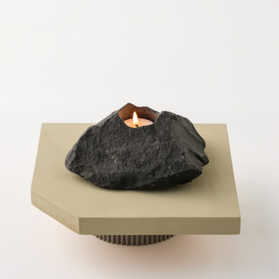 キャンドルホルダ― GENBU No.2｜キャンドルホルダー/インテリア｜Horie Stone Gallery