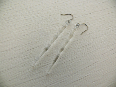 つららピアス　クリア