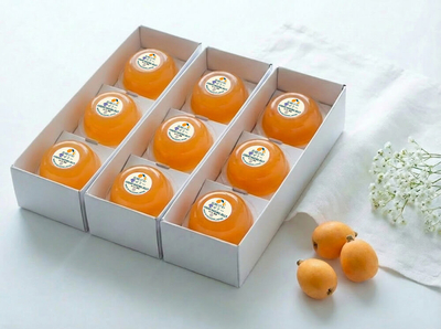 長崎びわ雫ゼリー 9個入