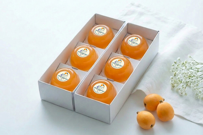 長崎びわ雫ゼリー 6個入