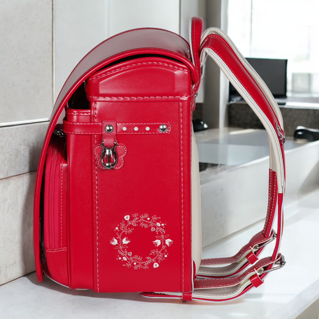FW-580-RF：フラワーリース・ランドセル：フィットちゃん（女児