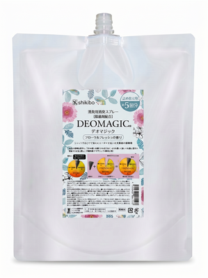 【便臭対策】デオマジック フローラルフレッシュ 詰め替え用パウチ（1.4L） [除菌剤配合]　※パウチの形状が変わりました。