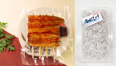 うなぎ蒲焼き（松）2串と釜揚げしらす