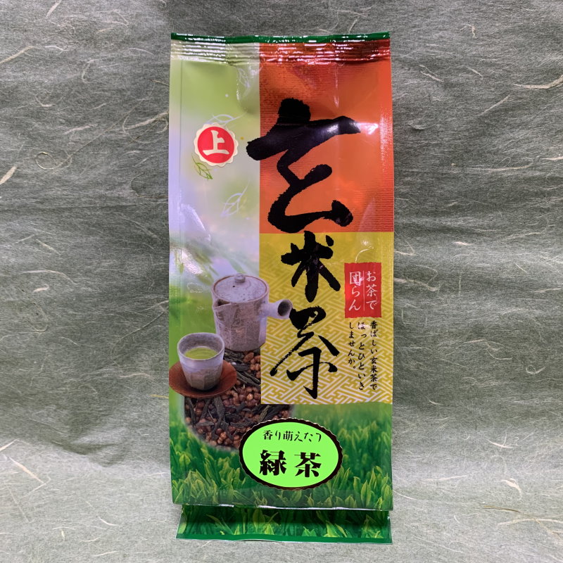 上玄米茶(緑茶)150g｜こだわりの玄米茶｜香ばしく炒った玄米と緑茶を