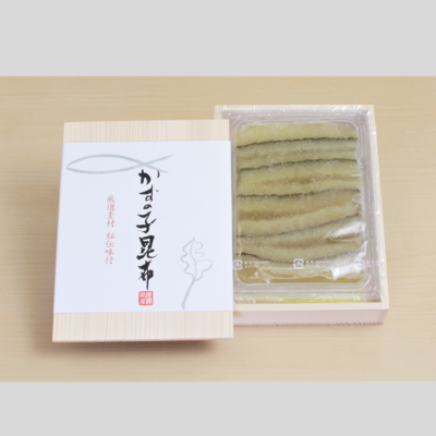 〈ギフト用木箱入り〉特選・味付子持ち昆布