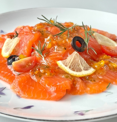 お刺身用・サーモンのカルパッチョセット