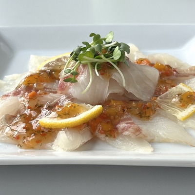 お刺身用・スズキのカルパッチョセット