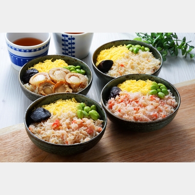 海鮮４種ごはん食べ比べ