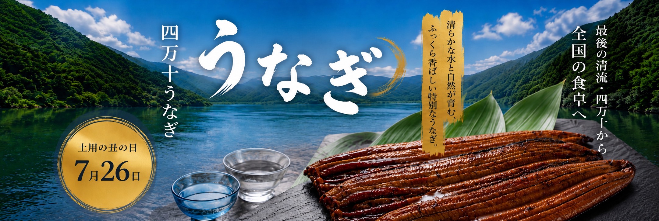 四万十うなぎ　蒲焼２尾セット
