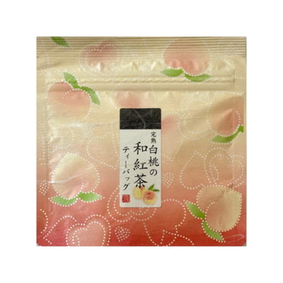 季節の和紅茶ティーバッグ（白桃）