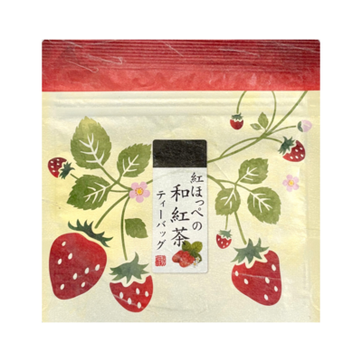 紅ほっぺの和紅茶ティーバッグ