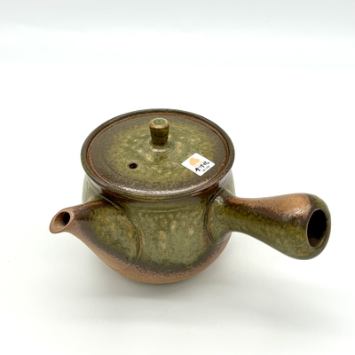 一心木灰釉スリム急須（Y237）