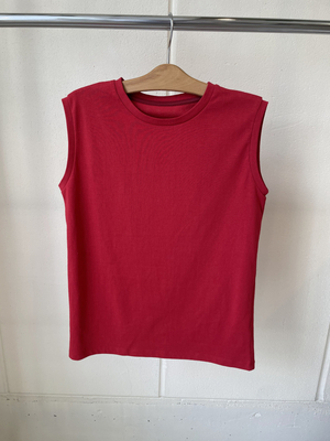USAコットンタンクトップ red CS-002