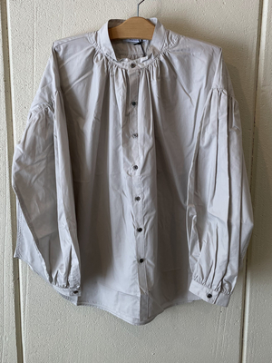 MANON タイプライターアミカルシャツ gray　SH-011