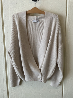 audrey and john wad カシュクールニット beige KT-005