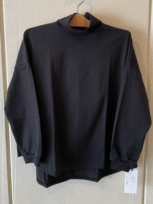 sasanqua by trees ラウンドタートルカットソー black CS-020