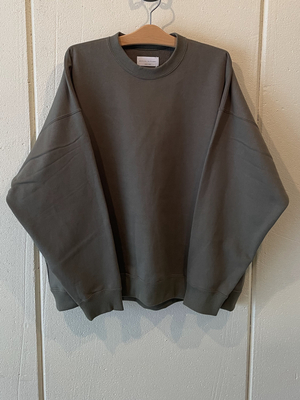 MANUAL ALPHABET ポケット付き裏毛スウェット khaki CS-022