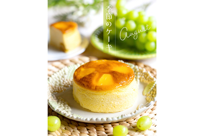 8月限定 エルベのチーズケーキ「シャインマスカット🍇」