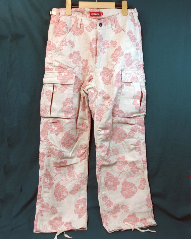 Supreme[シュープリーム] カーゴパンツ Floral Tapestry Cargo Pant "Pink" WE21ジャパン