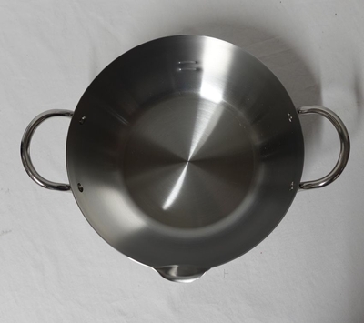 Berdes社［バーンデスシャ］バーンデス・インジョイ調理器具　ステンレス製天ぷら鍋　IH/ガスコンロ使用可